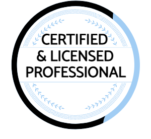 Certified and Licensed Professionals Badge